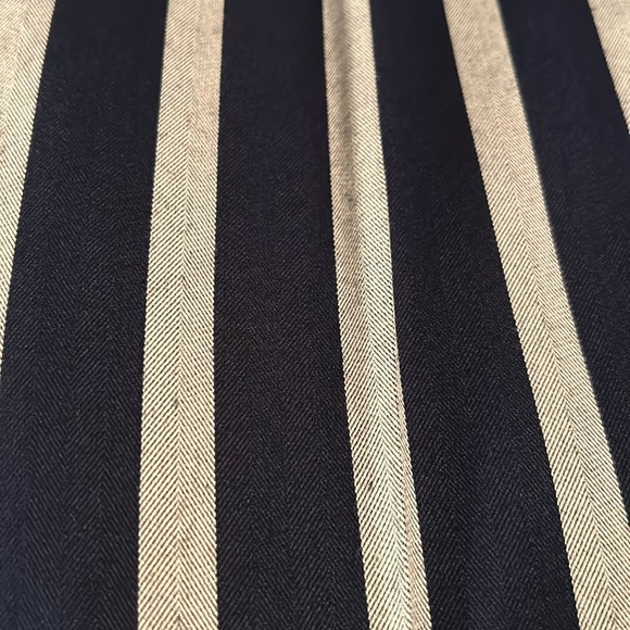 Ann Taylor Wide Leg Pant navy silver Size 6 - Picture 5 of 5